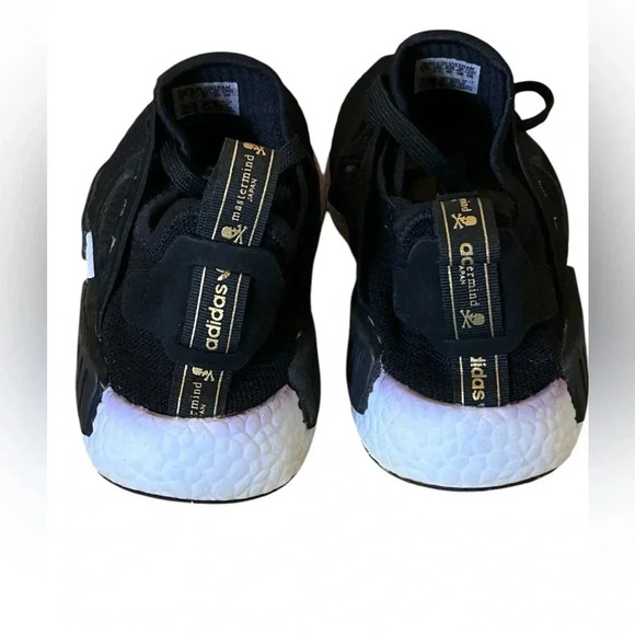 Adidas NMD X Mastermind Japan Athletic Sneaker in Black/Gold Men’s Size 7 - Picture 7 of 14